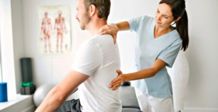Chiropractor Doing Treatment to a Patient