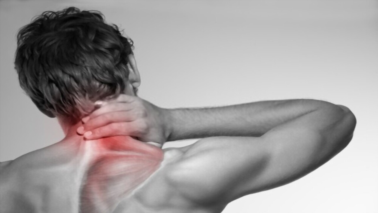 Man Suffering from Neck Pain