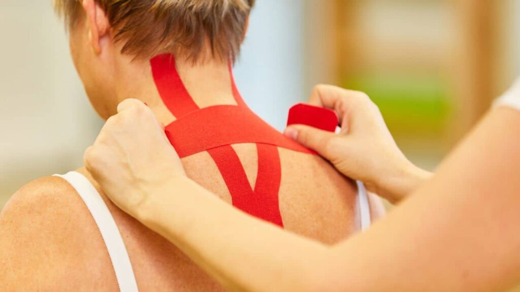 Kinesio taping therapy