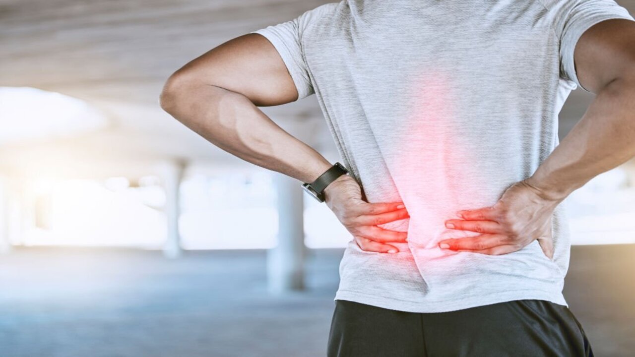 Runner with back pain